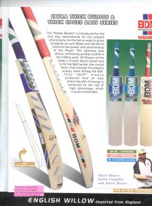 BDM English Willow Extra Thick Bulge & Thick Edges Bats